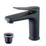 Смеситель Lemark Bronx LM3706BL для раковины черный матовый