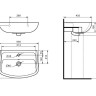 Раковина Santek Лонги 60 1WH501756