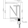 Смеситель NT Bagno NT1701НN для раковины высокий
