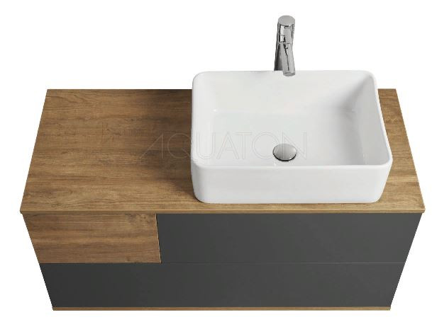 Тумба под раковину Акватон Терра 105 1A246901TEKA0 дуб кантри