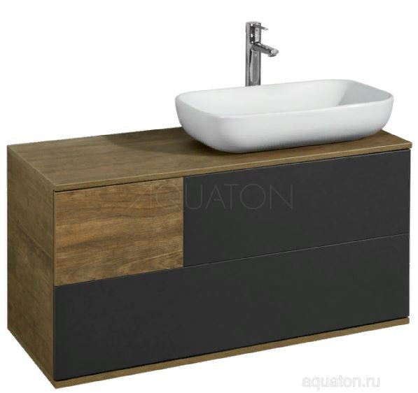 Тумба под раковину Акватон Терра 105 1A246901TEKA0 дуб кантри