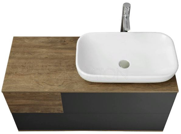 Тумба под раковину Акватон Терра 105 1A246901TEKA0 дуб кантри