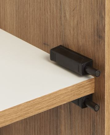 Шкаф-колонна Акватон Сканди с зеркалом 1A253403SDZ90 белый дуб рустикальный