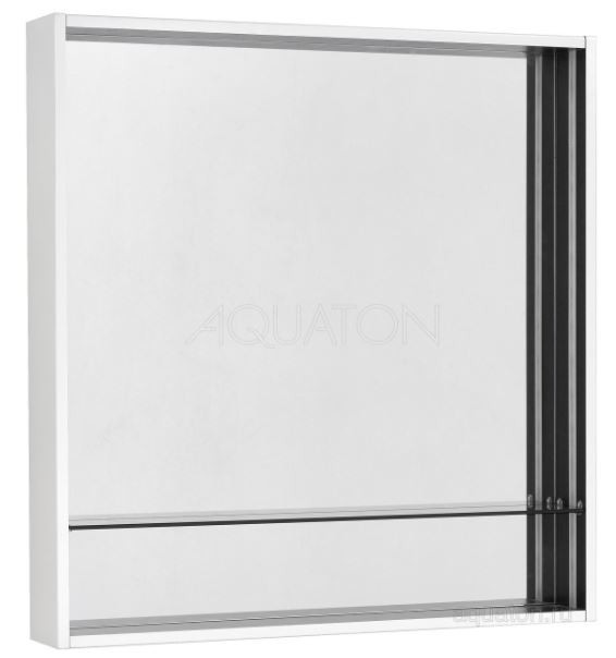 Зеркальный шкаф Акватон Ривьера 80 1A239102RVX20 белый матовый