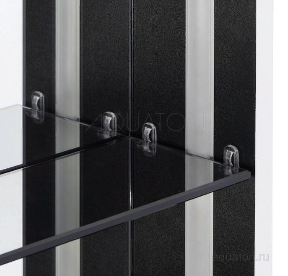 Зеркальный шкаф Акватон Ривьера 80 1A239102RVX20 белый матовый