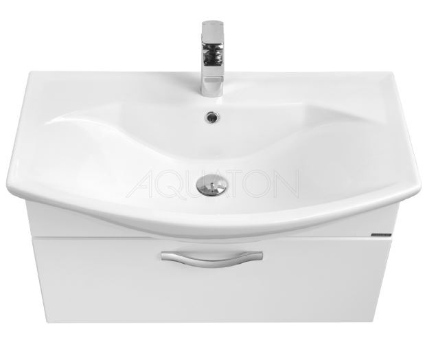 Тумба под раковину Акватон Ария 80 1A141701AA010 белая
