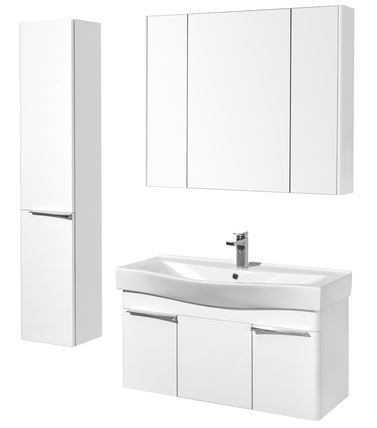 Шкаф-колонна Акватон Беверли 1A235403BV01L белая левая