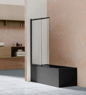 Шторка для ванны Vincea VSB-1E100CLB 100 прозрачное