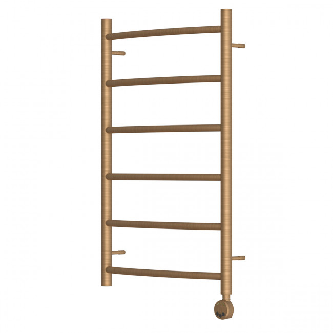 Полотенцесушитель электрический Point Афина PN04158BRE П6 500*800 левый/правый бронза