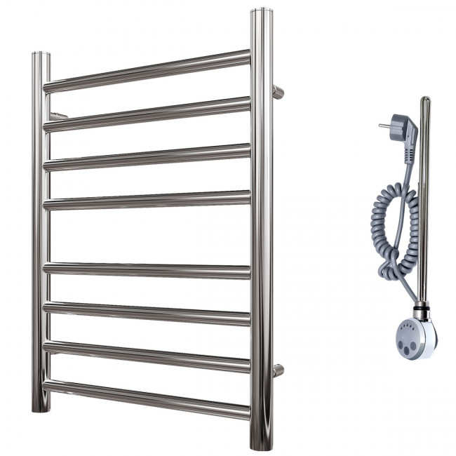 Полотенцесушитель электрический Point Аврора PN10156SE П8 500*600 левый/правый хром