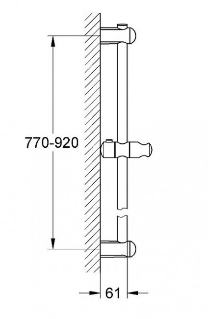 Штанга для душа Grohe Euphoria Neutral 900 27500000