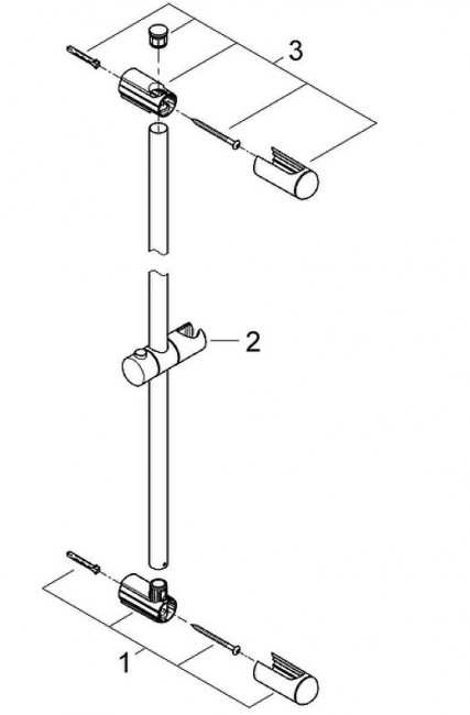 Штанга для душа Grohe Euphoria Neutral 900 27500000