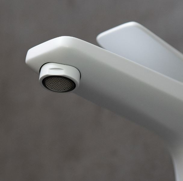 Смеситель Lemark Bronx LM3706MW для раковины белый матовый