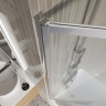 Шторка для ванны BelBagno LUCE-VF-11-90/145-C-Cr прозрачное