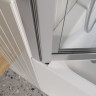 Шторка для ванны BelBagno LUCE-VF-11-90/145-C-Cr прозрачное