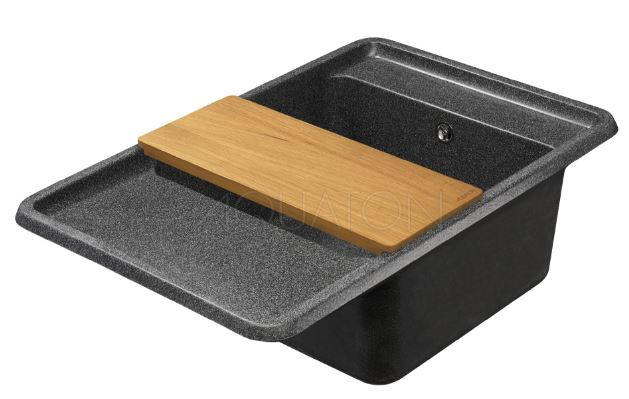 Мойка для кухни Акватон Беллис 78 1A725032BS210 графит