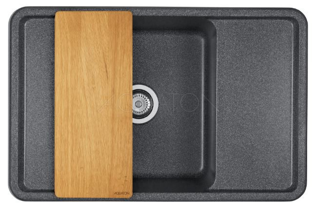 Мойка для кухни Акватон Беллис 78 1A725032BS210 графит
