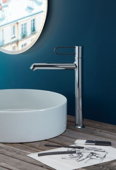 Смеситель Jacob Delafon Odeon Rive Gauche E21031-00-BL для раковины матовый черный
