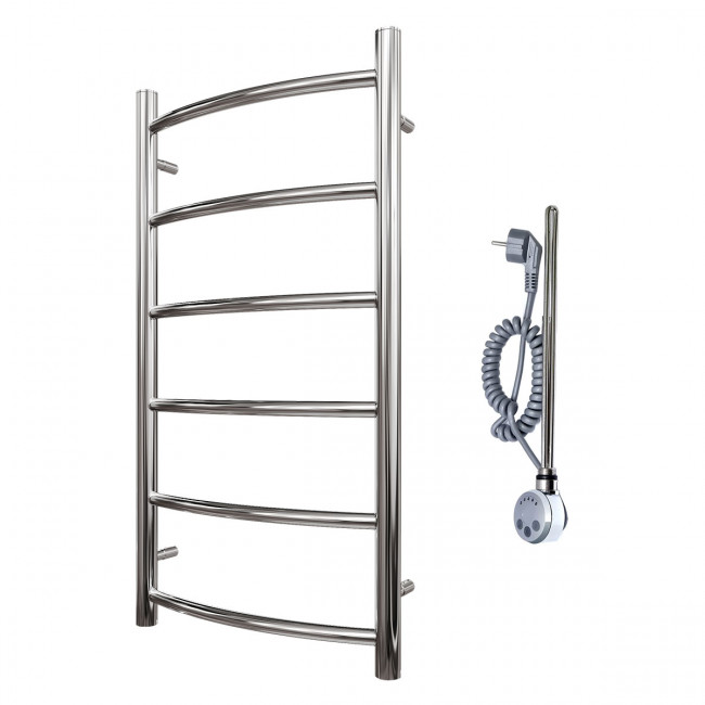 Полотенцесушитель электрический Point Афина PN04158E П6 500*800 левый/правый хром