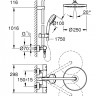 Душевая система Grohe Tempesta Cosmopolitan 250 26670000 термостат