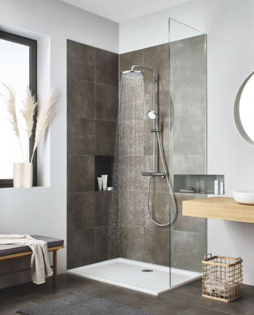 Душевая система Grohe Tempesta Cosmopolitan 250 26670000 термостат