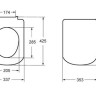 Сиденье для унитаза Roca Gap ZRU9307682 Soft Close