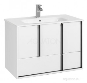 Тумба под раковину Акватон Ривьера 80 1A239001RVX20 белая матовая