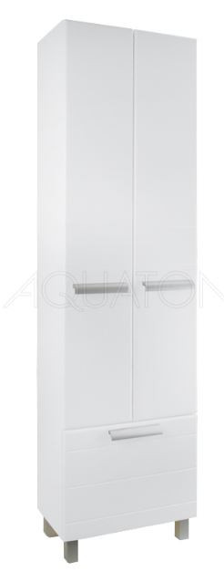 Шкаф-колонна Акватон Альтаир 1A041803AR010 двустворчатый с бельевой корзиной
