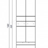Шкаф-колонна Акватон Альтаир 1A041803AR010 двустворчатый с бельевой корзиной
