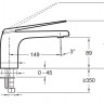 Смеситель Jacob Delafon Avid E97345-ND-CP для раковины