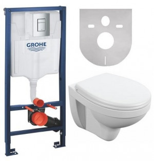 Комплект инсталляции Grohe Rapid SL с подвесным унитазом Cersanit Delfi SET-GRDEL-kv