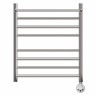 Полотенцесушитель электрический Point Аврора PN10156SPE П7 500*600 с полкой левый/правый хром