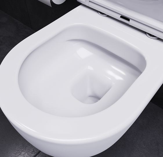 Унитаз подвесной Damixa Sirius DX86C1700SC безободковый с микролифтом