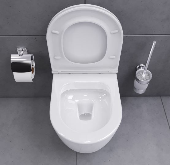 Унитаз подвесной Damixa Sirius DX86C1700SC безободковый с микролифтом