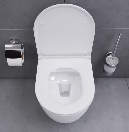 Унитаз подвесной Damixa Sirius DX86C1700SC безободковый с микролифтом