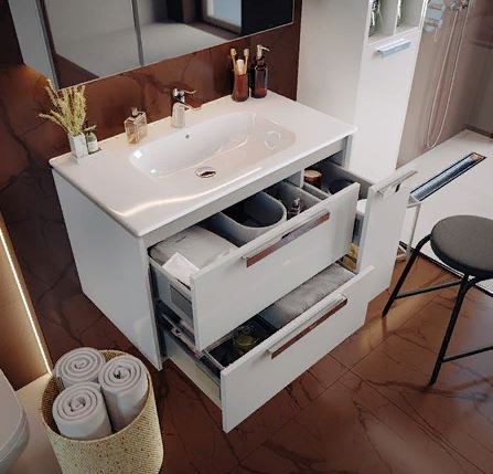 Тумба Roca Lago 80 857296806 белая без раковины