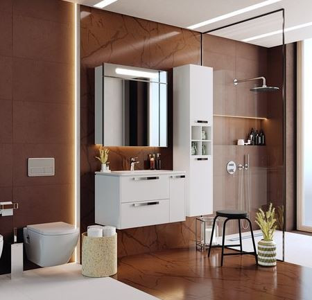 Тумба Roca Lago 80 857296806 белая без раковины