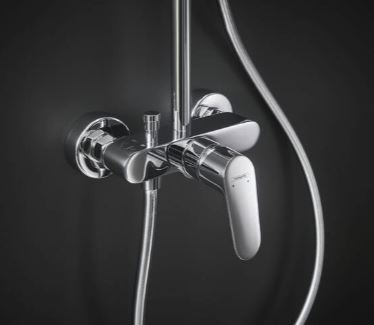 Душевая система Hansgrohe Crometta E Showerpipe 240 1jet 27284000