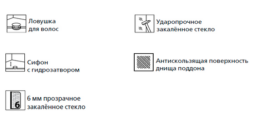Душевой уголок Esbano ESD-8190 100*80 с поддоном