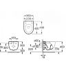 Комплект инсталляции Roca с унитазом Meridian-N Compact 893104110