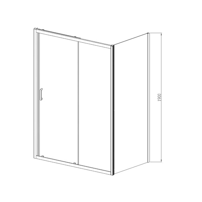 Душевой уголок Vincea Alpha 130*90 VSR-3AL9013CL прозрачное