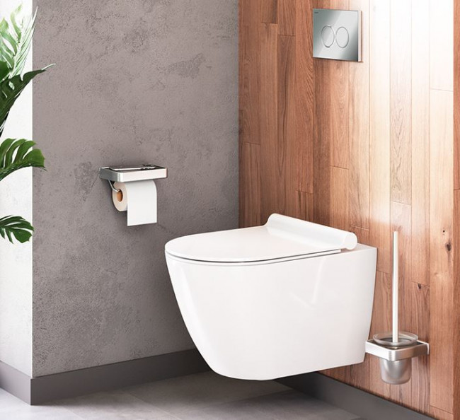 Унитаз подвесной Damixa Apollo DX22C1700SC безободковый с микролифтом