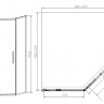Душевой уголок Vincea Slim-N 100*100 VSP-4SN100CL прозрачное хром
