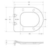Унитаз подвесной BelBagno Loto BB070CHR/SC безободковый с микролифтом