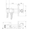 Комплект гигиенического душа Lemark Solo LM7165B бронза