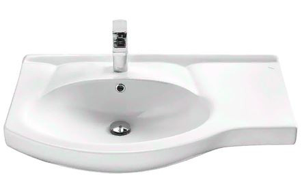 Раковина Santek Коралл 83 1WH110228 с правым крылом