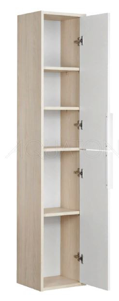 Шкаф-колонна Акватон Рико 1A216603RIB90 белый ясень фабрик