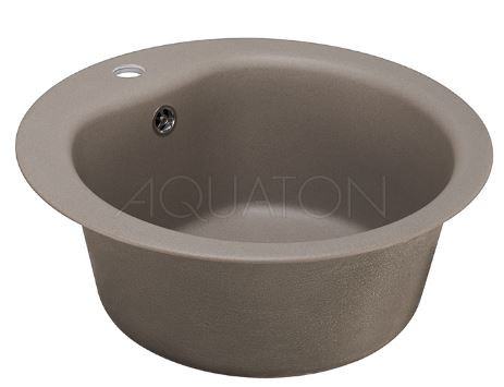 Мойка для кухни Акватон Мида 1A712732MD250 серый шелк