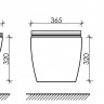 Комплект инсталляции с унитазом Ceramica Nova Forma Rimless CN3009_1002B_1000 кнопка черный матовый