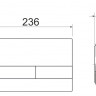 Комплект инсталляции с унитазом Ceramica Nova Forma Rimless CN3009_1002B_1000 кнопка черный матовый